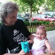 Já a vnučka 6 měsíců (10.07.06)