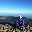 On top  - Mt. Rinjani 3 726 m - Indonesia