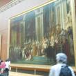 Louvre, p.Denon. Jacques-L. David :Napoleonova korunovace (1806 či 7), jeho hl. historický obraz. Nepochybně zdařilé dílo vych.z řím.tradic a nese stopy Rubensovy tvorby.
F: Jiří Míixner 5.5:2011 v exp. Fr.mistrů.
